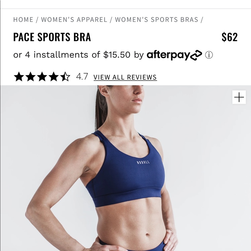 NOBULL Pace Spots Bra Size M